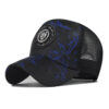 Gradient Color Cheetah Baseball Cap Men Women Plaid Peaked Cap - Image 10