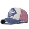 Retro Cap Contrast Color Baseball Cap - Image 2