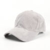 All-Match Pure Corduroy Baseball Caps For Men And Women - Image 4