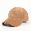 All-Match Pure Corduroy Baseball Caps For Men And Women - Image 2