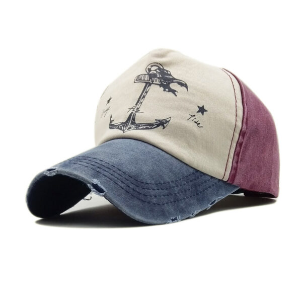 Washed cotton baseball cap