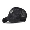 Gradient Color Cheetah Baseball Cap Men Women Plaid Peaked Cap - Image 2