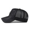 Gradient Color Cheetah Baseball Cap Men Women Plaid Peaked Cap - Image 5