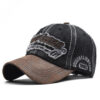 Gradient Color Cheetah Baseball Cap Men Women Plaid Peaked Cap - Image 4